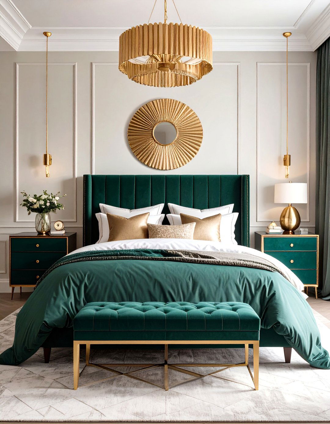 The Glamorous Art Deco Bedroom - 30 diy bedroom ideas