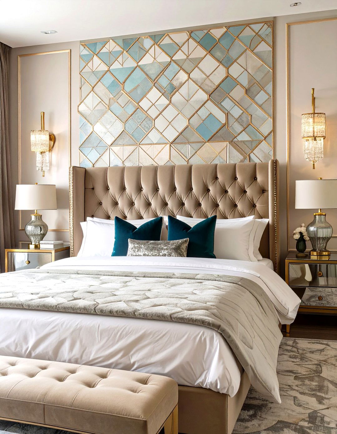 The Glamorous Art Deco Guest Bedroom - 30 modern guest bedroom ideas