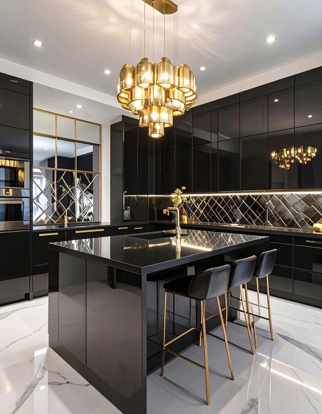 The Glamorous Art Deco Kitchen - 30 beautiful kitchen designs