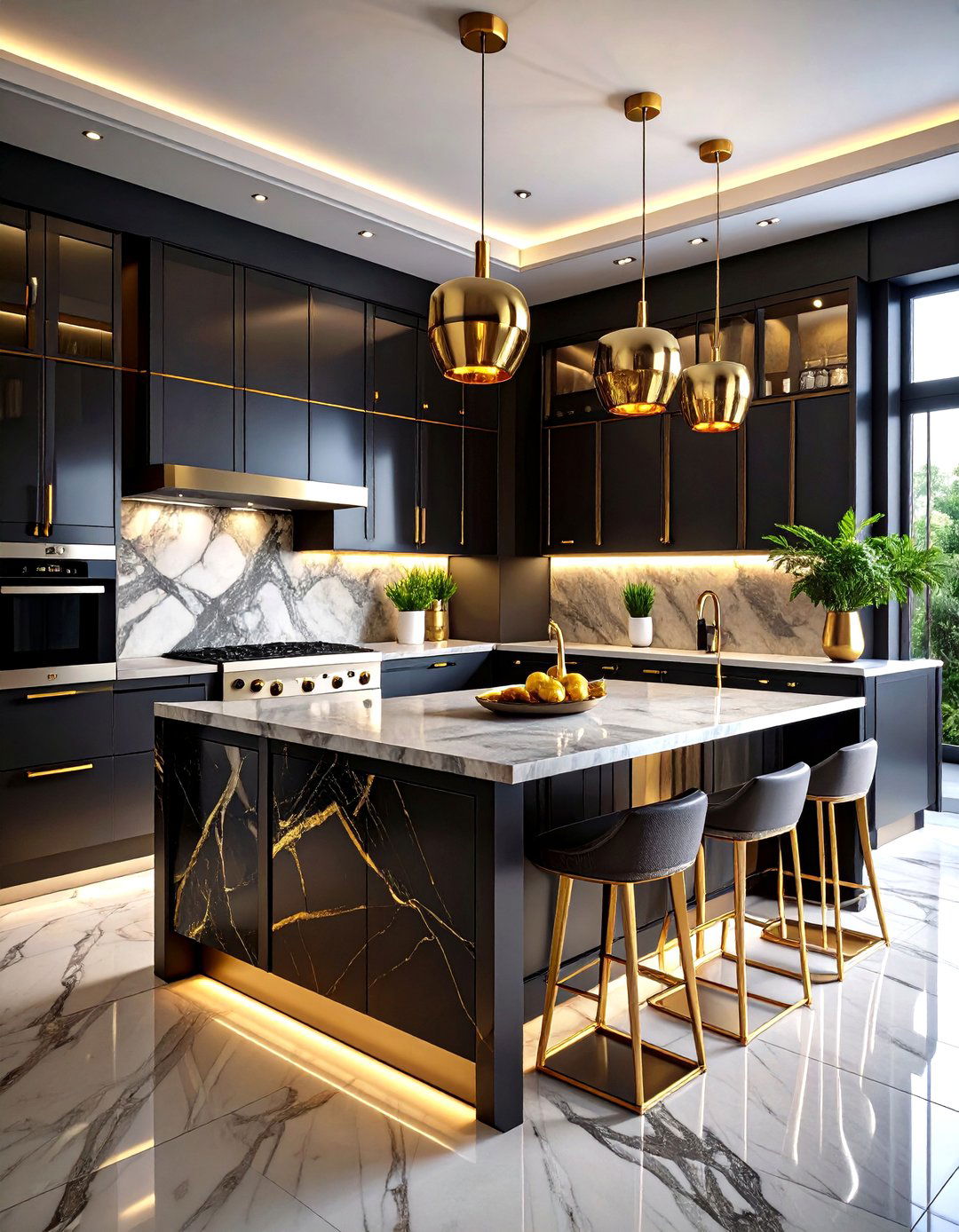 The Glamorous Art Deco Kitchen - 30 kitchen style ideas