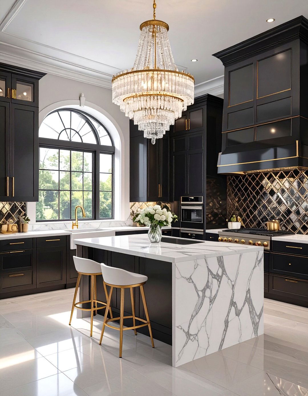The Glamorous Art Deco Kitchen - 30 modern kitchen decor ideas