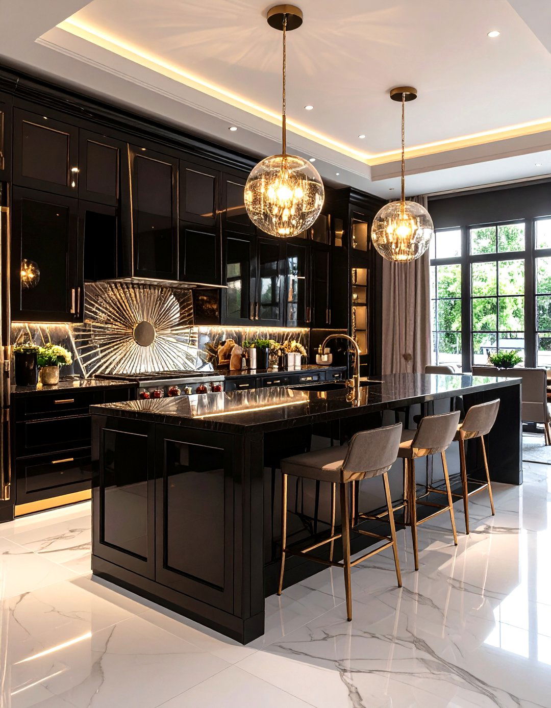 The Glamorous Art Deco Kitchen - 30 dream kitchen ideas