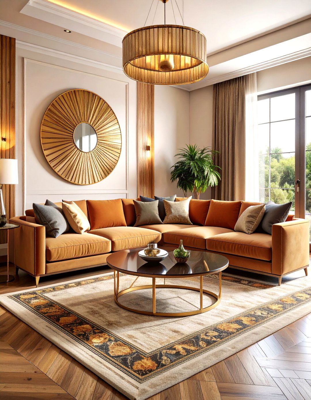 The Glamorous Art Deco Living Room - 30 living room set up ideas
