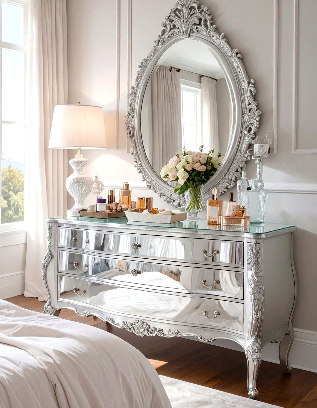 The Glamorous Hollywood Bedroom - 30 master bedroom dresser decor ideas