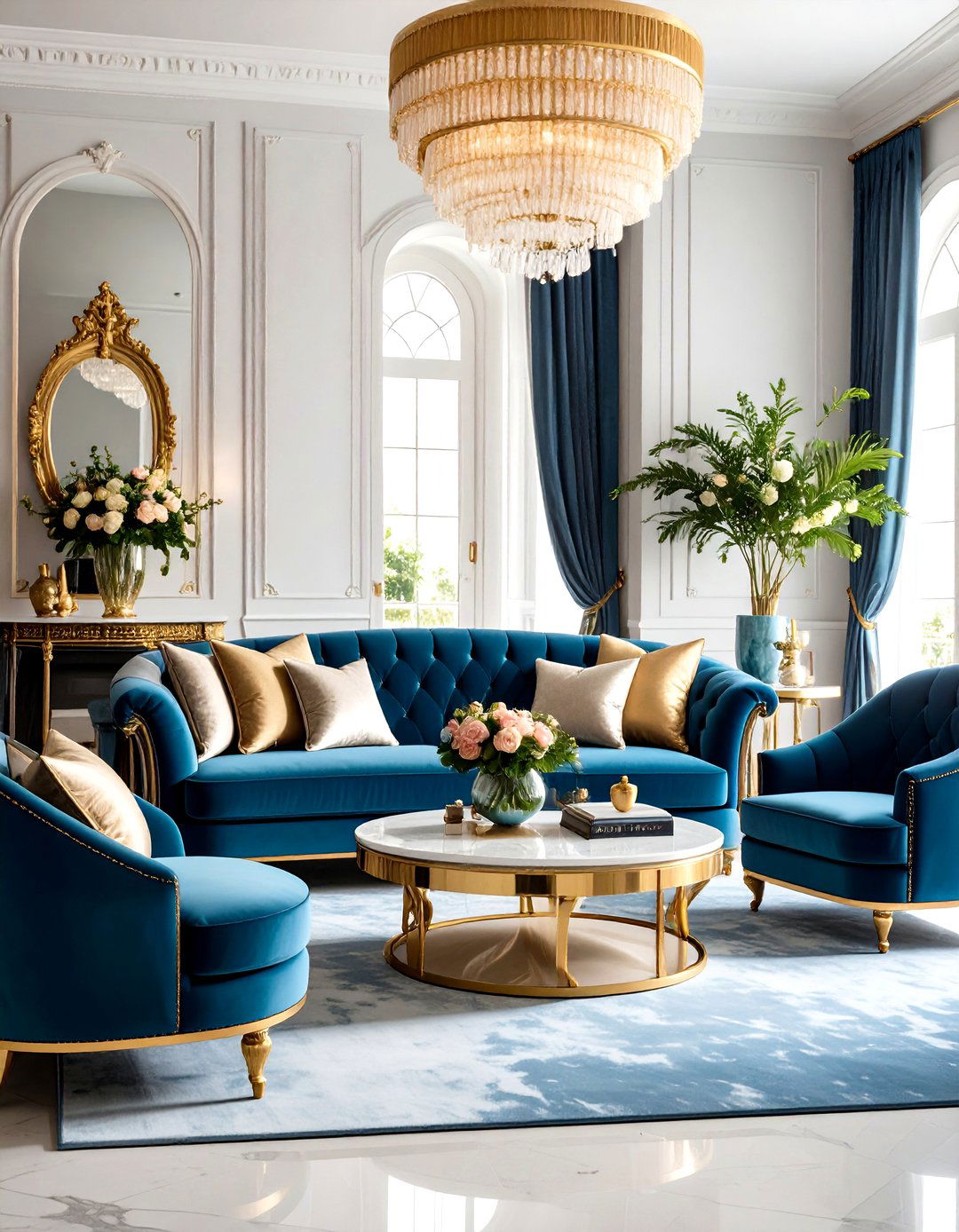 The Glamorous Hollywood Regency Living Room - 30 family room vs living room decorating ideas