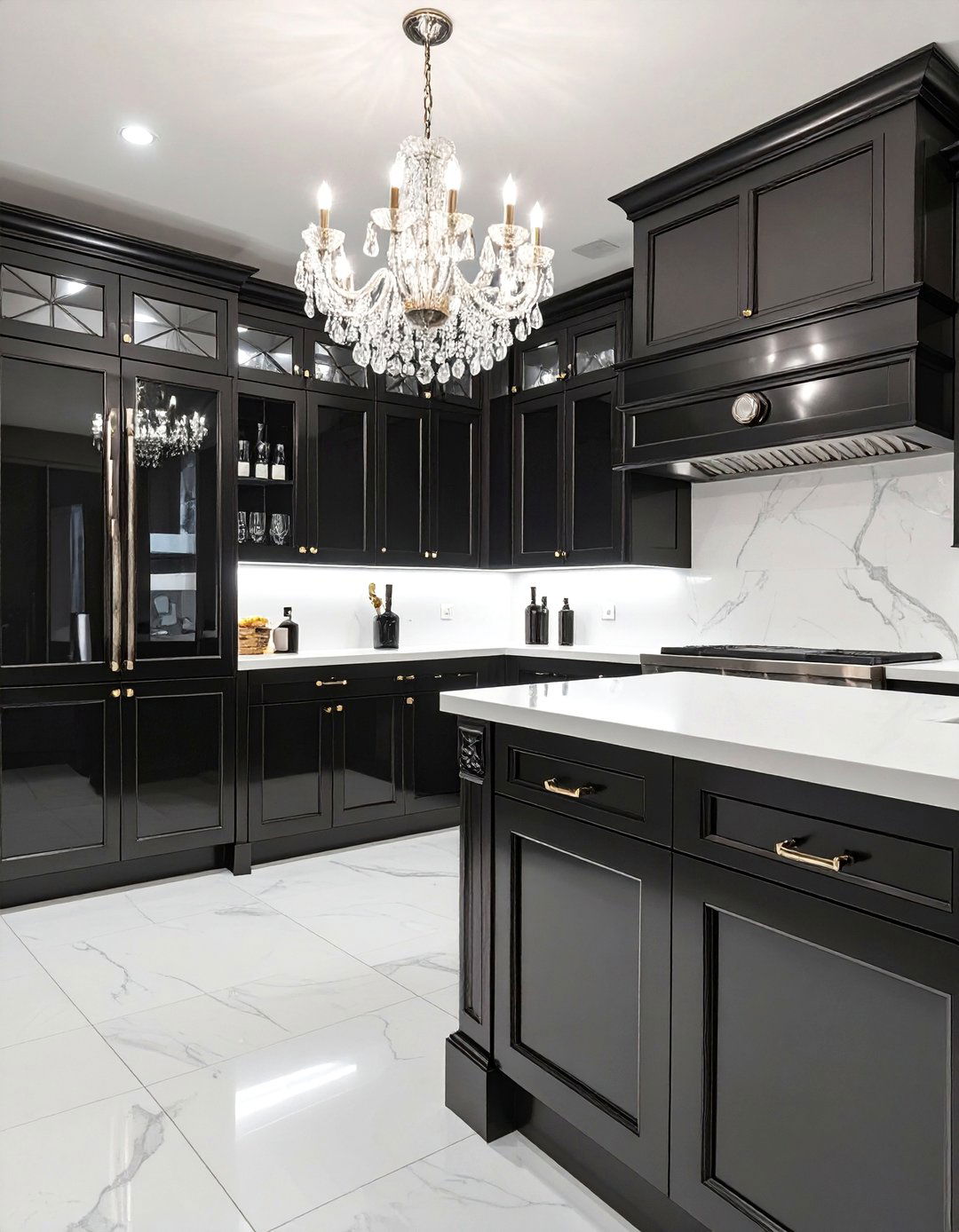 The Glamorous Hollywood Regency Pantry - 30 butlers pantry walk in pantry ideas