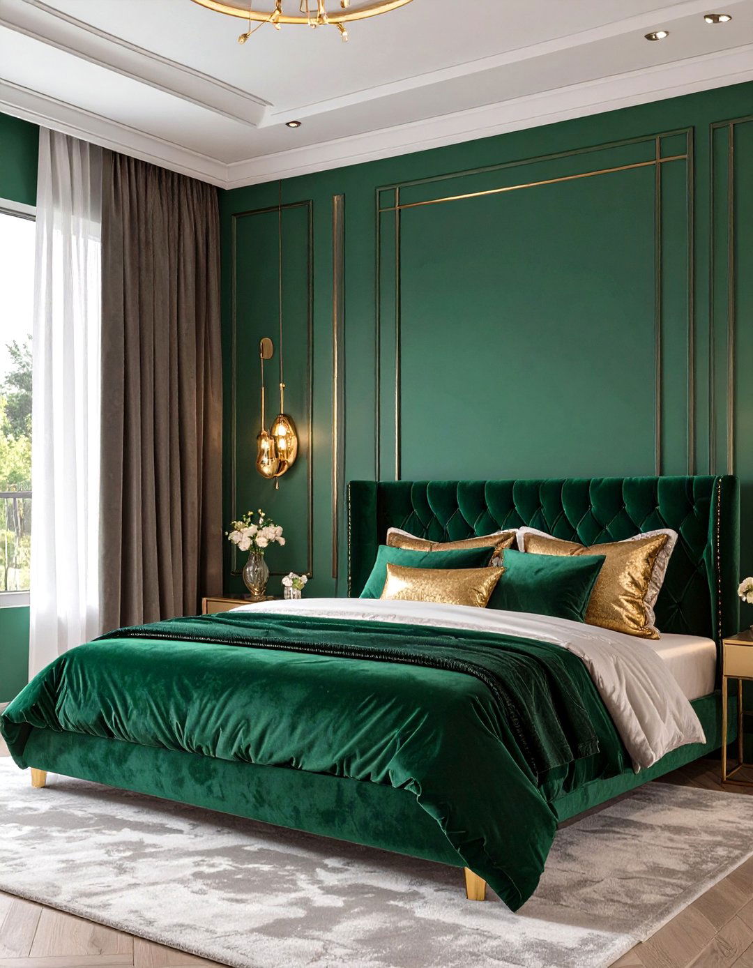 The Glamorous Jewel Tone Bedroom - 30 luxury bedroom interior design ideas