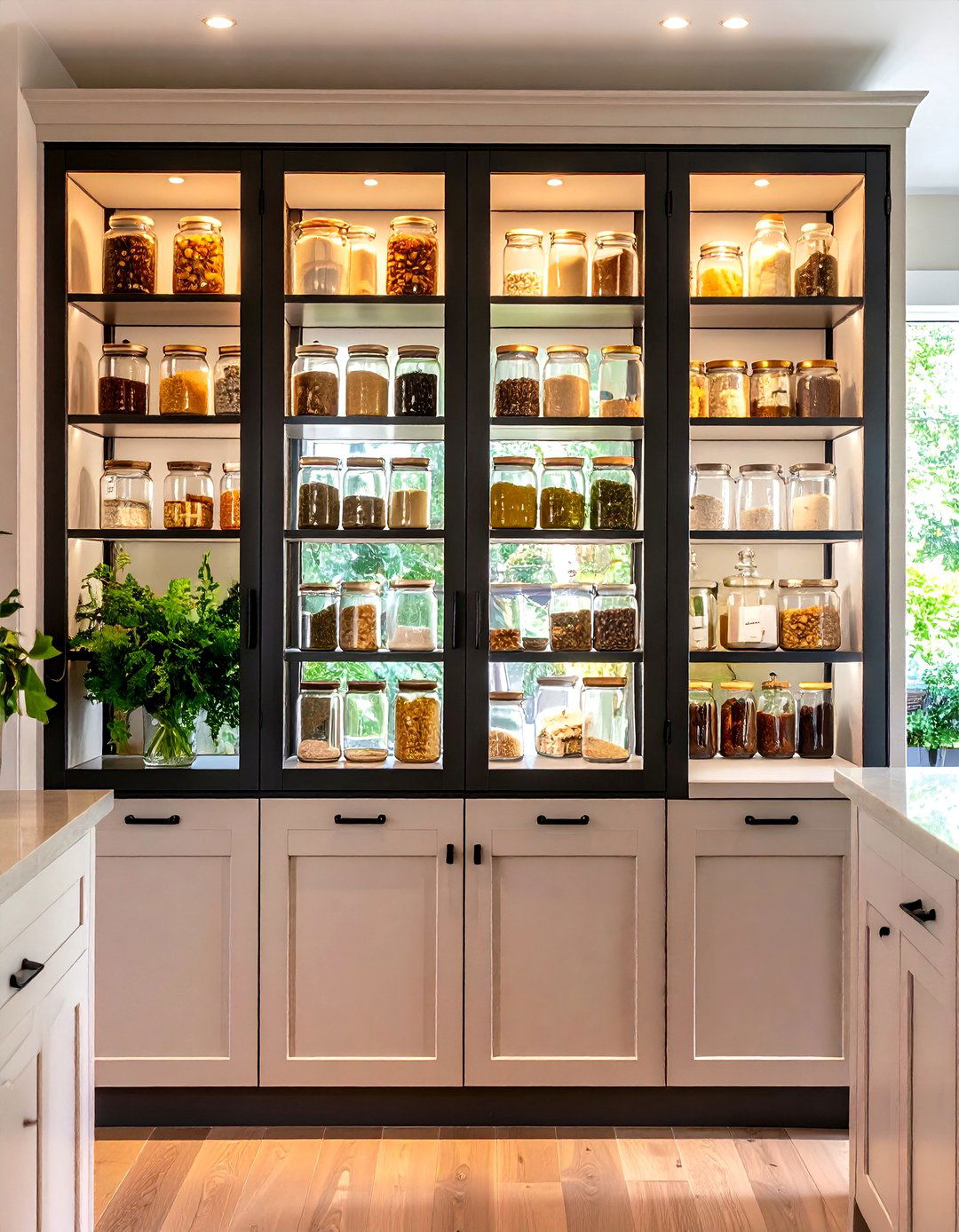 The Glass Door Kitchen Pantry - 30 kitchen pantry designs pictures