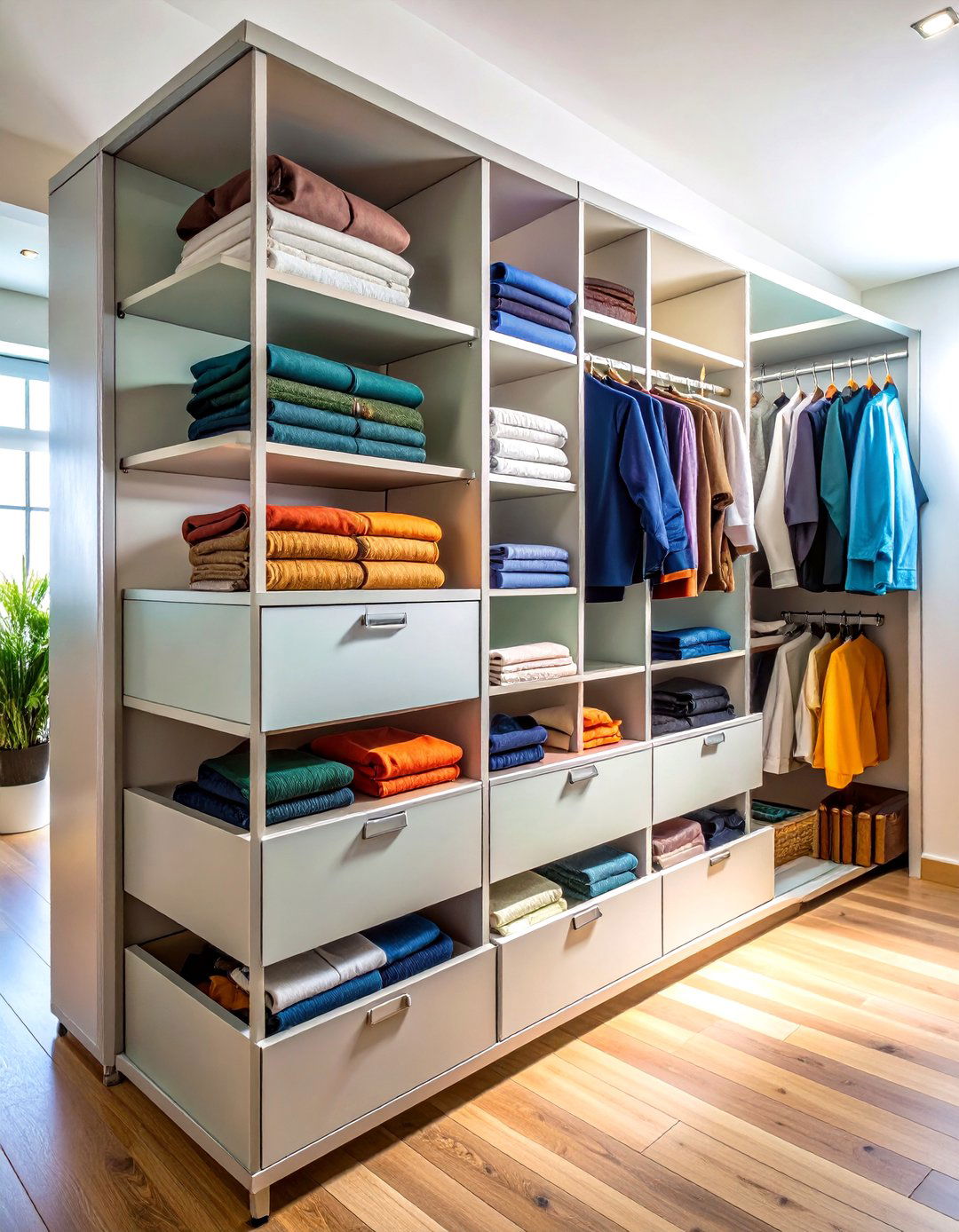 The Glass Front Drawer Small Closet - 30 layout small closet design ideas