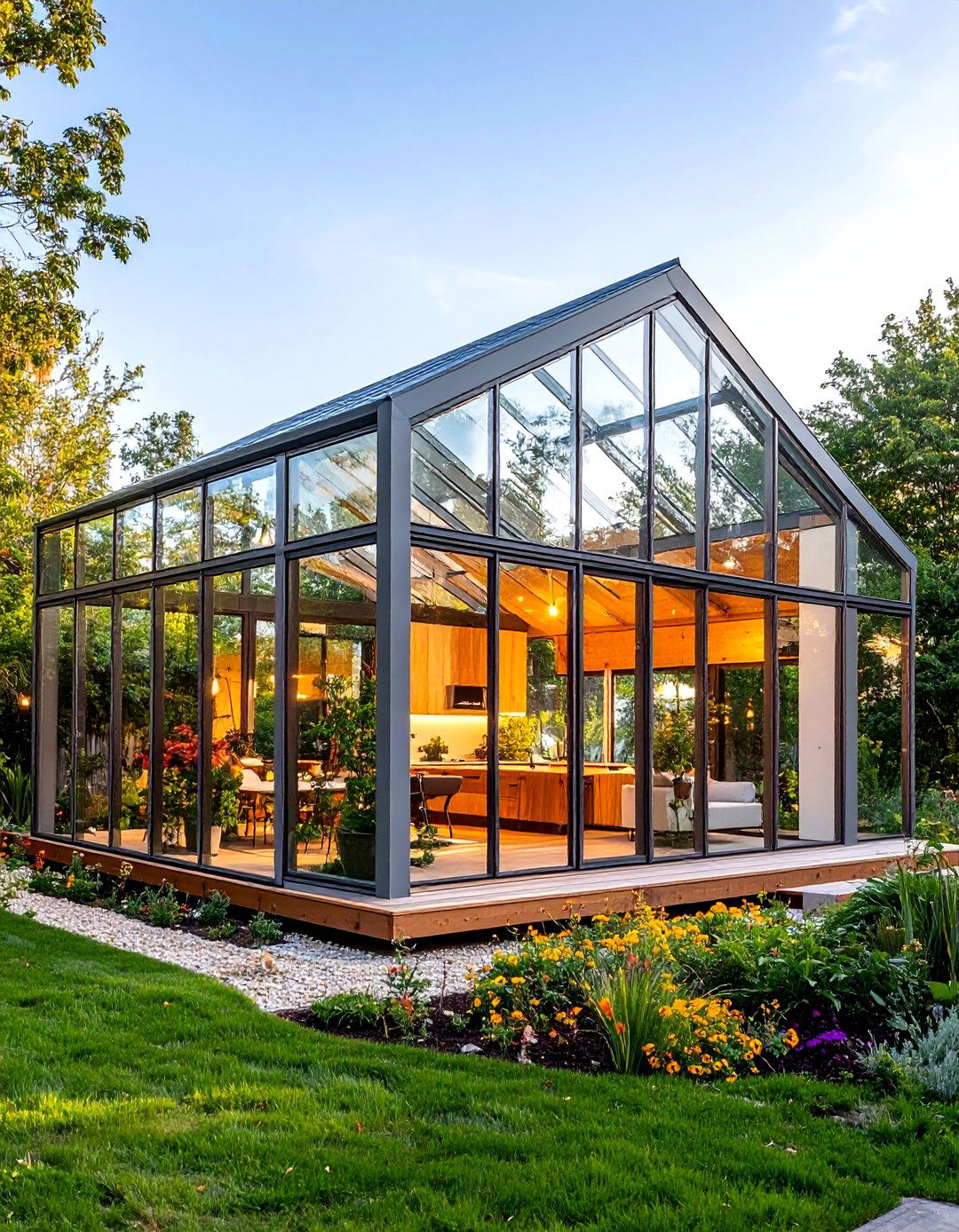 The Glass House Backyard ADU - 30 backyard adu ideas