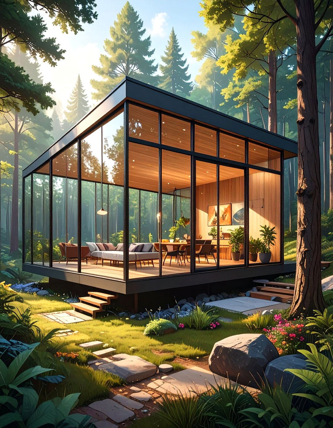 The Glass House Tiny Retreat - 30 modern tiny house design ideas