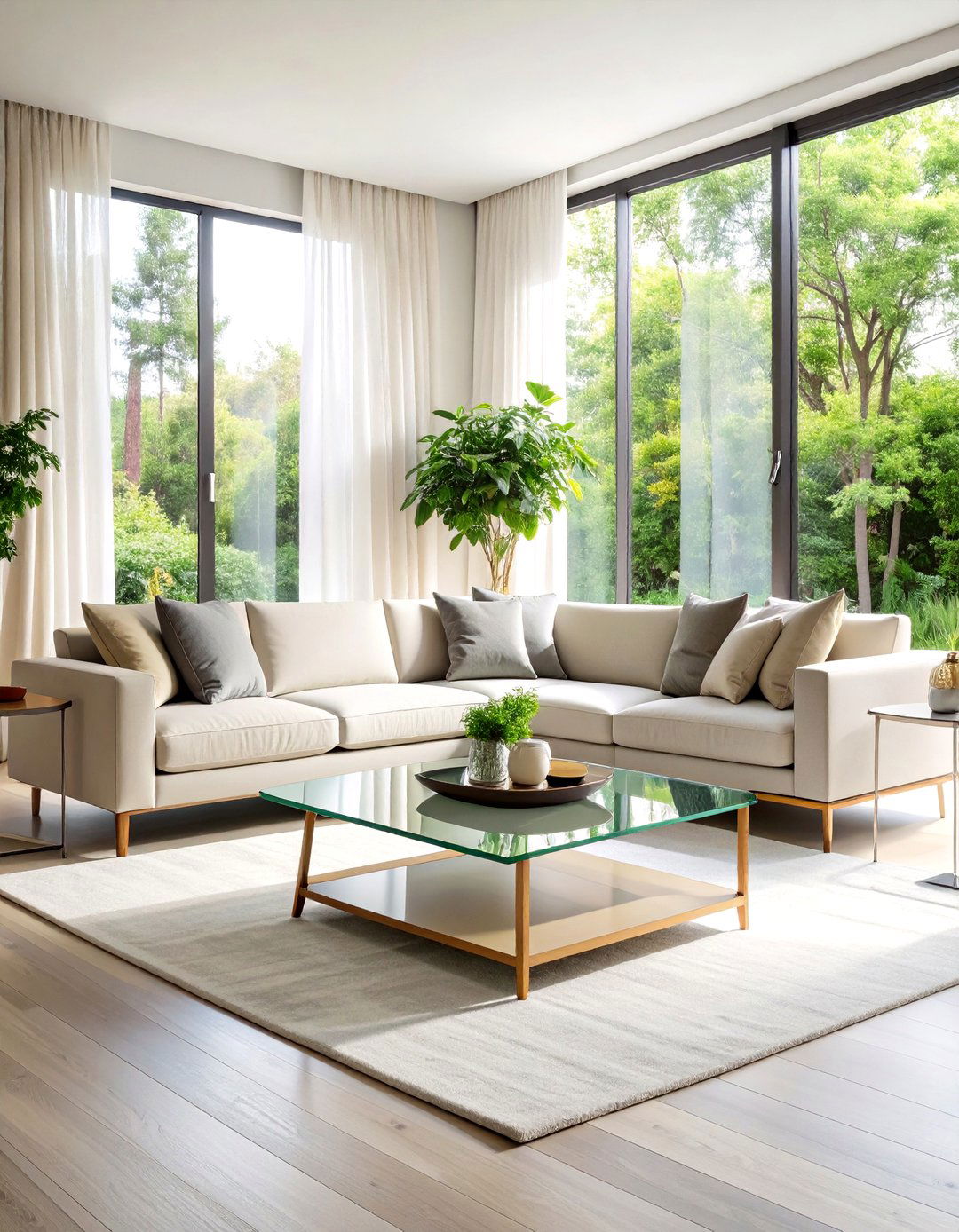 The Glass and Acrylic Living Room - 30 furniture ideas for small living room