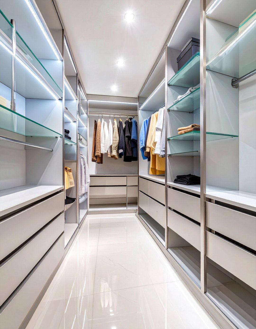30 Narrow Walk in Closet Ideas to Maximize Space