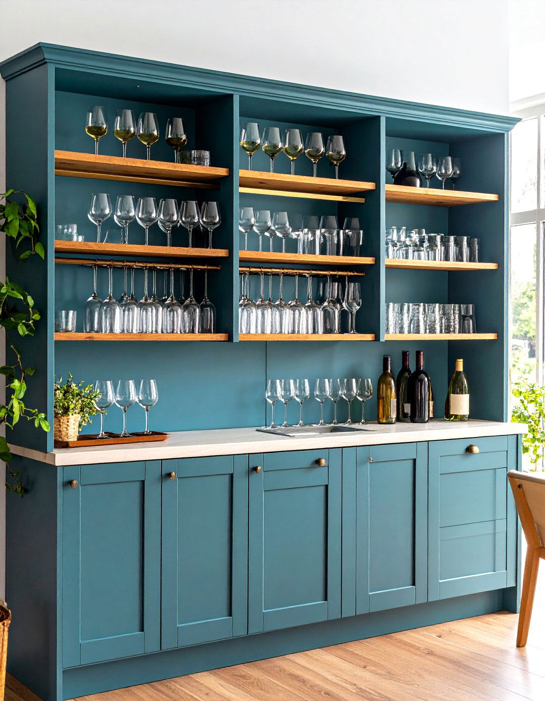 The Glassware and Mug Cabinet Strategy - 30 kitchen cabinet organization ideas