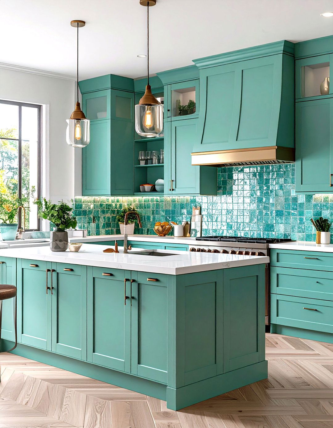 The Glazed Tile Backsplash Kitchen - 30 kitchen remodel ideas 2023