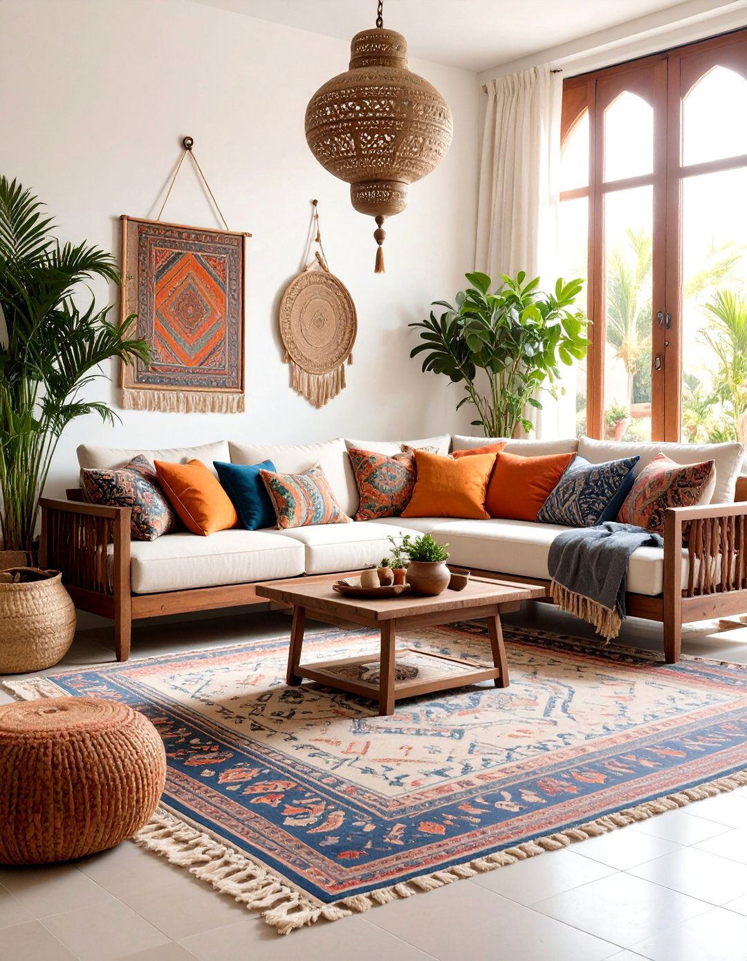The Global Artisan Living Room - 30 2025 home design trends