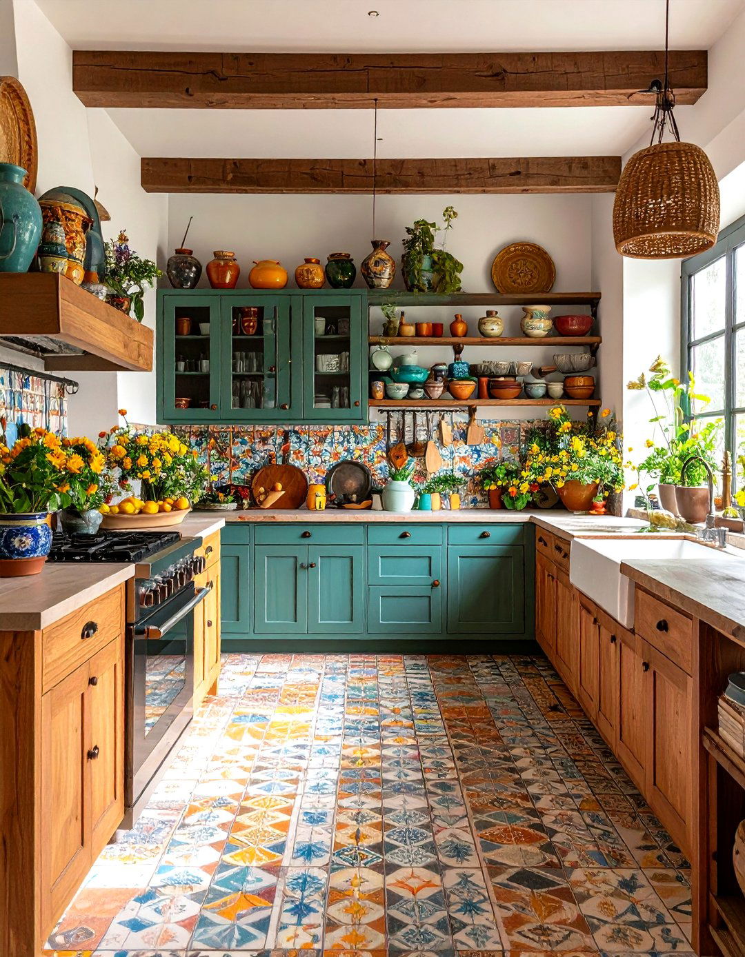 The Global Fusion Kitchen - 30 kitchen decor ideas
