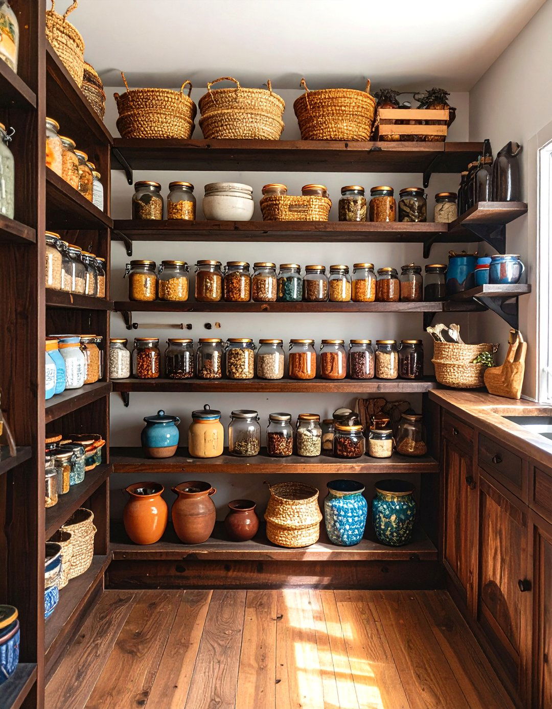The Global Market Kitchen Pantry - 30 kitchen pantry organization ideas