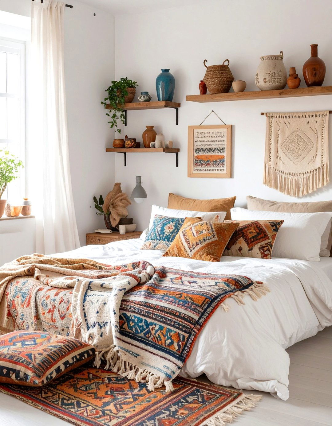 The Global Nomad Bedroom - 30 cozy modern small bedroom ideas