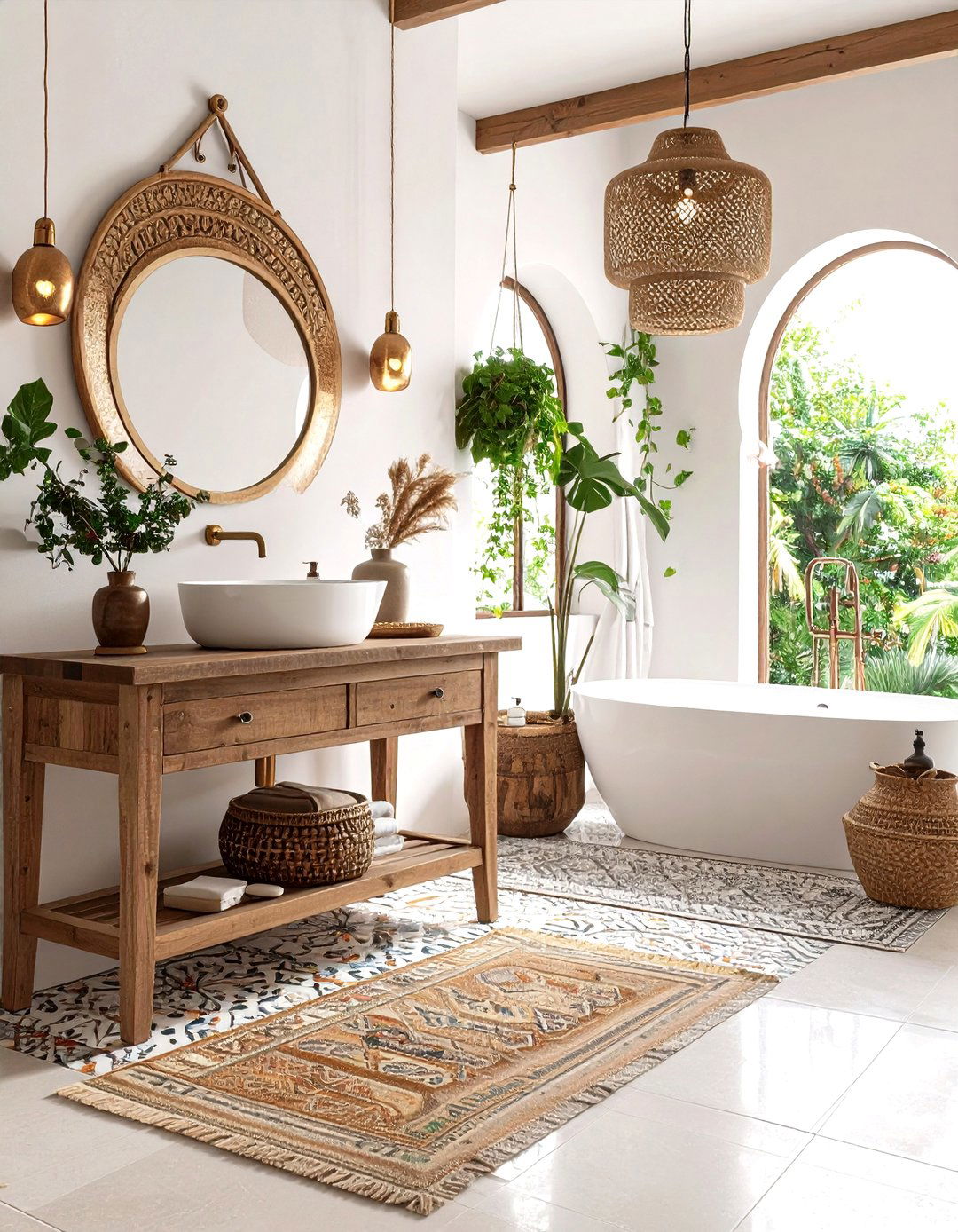The Global Nomad Guest Bathroom - 30 guest bathroom decor ideas