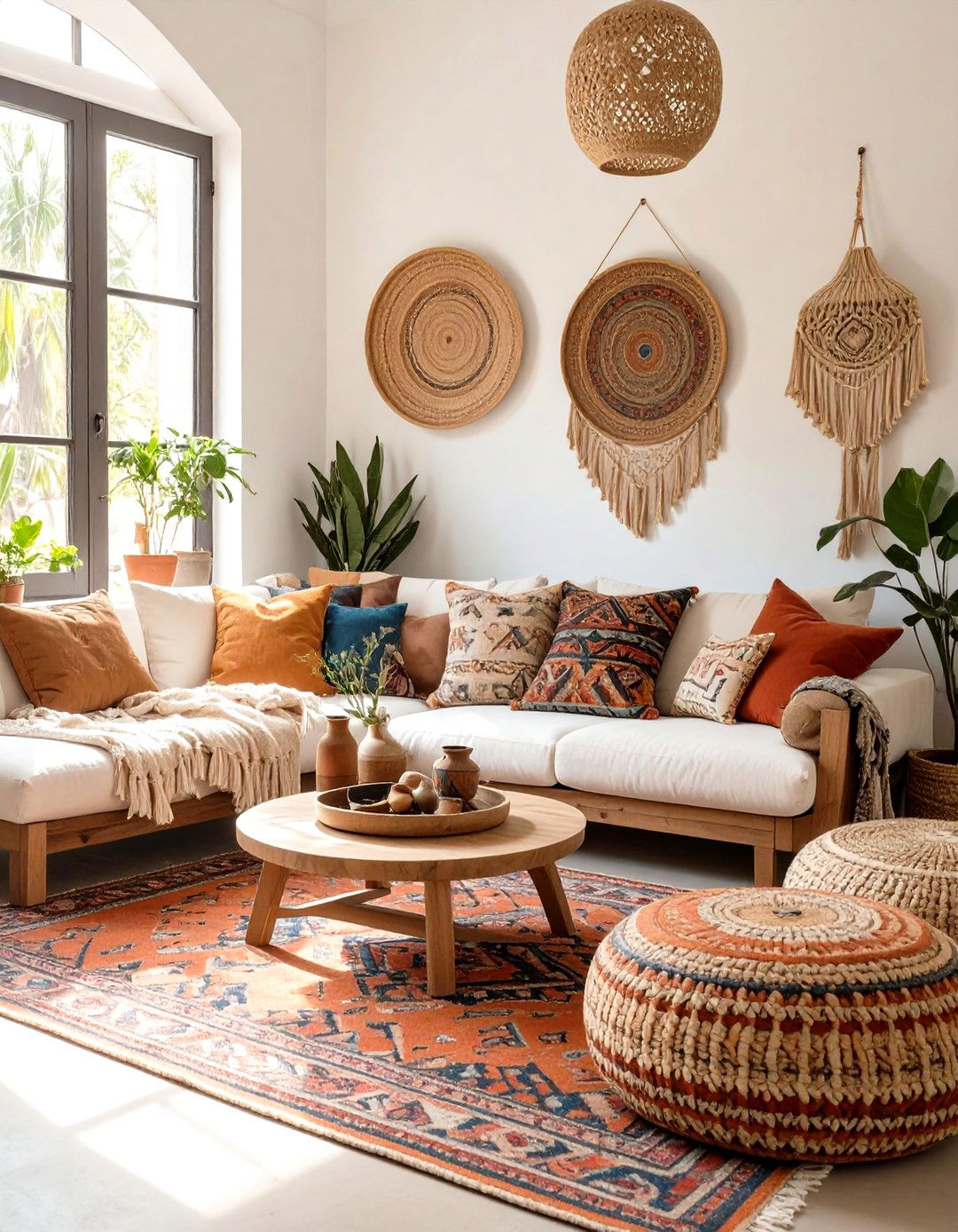 The Global Nomad Inspired Living Room - 30 cute cozy apartment living room decorating ideas