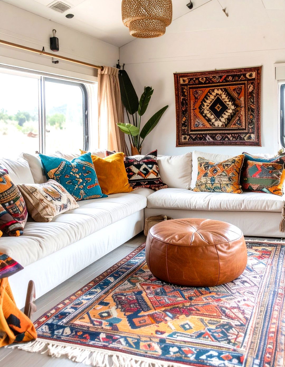 The Global Nomad Living Room - 30 mobile home living room ideas