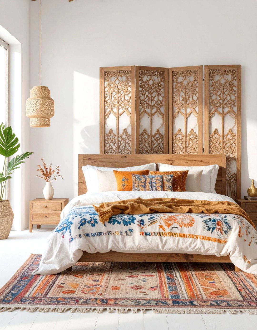 The Global Traveler Bedroom - 30 blue and white bedroom ideas