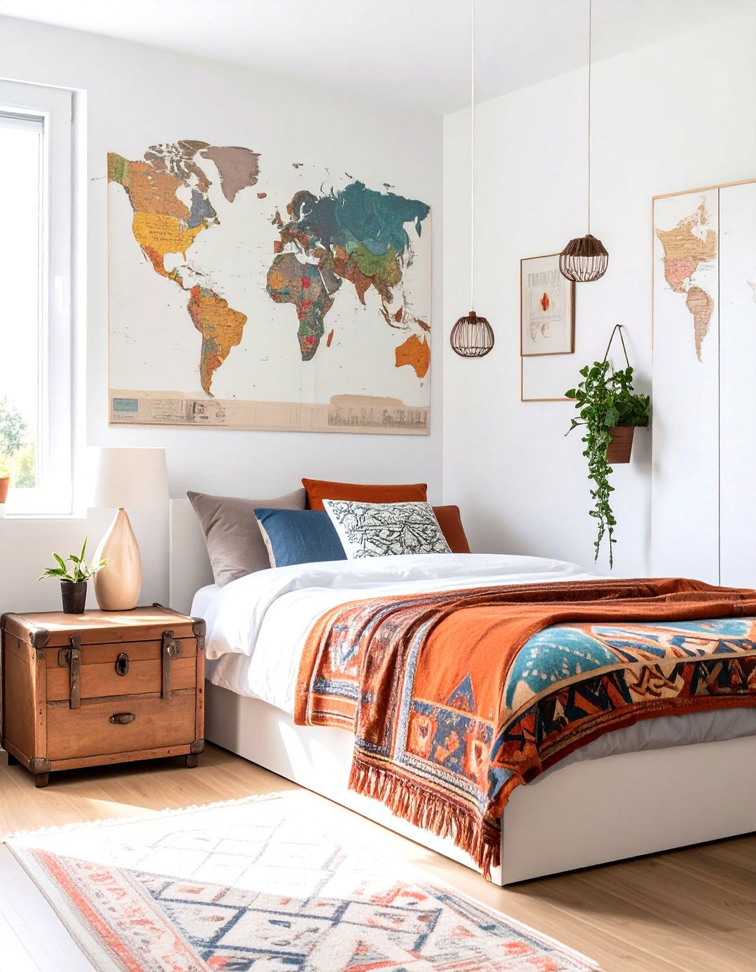 The Global Traveler Dorm Room - 30 dorm room decorating ideas