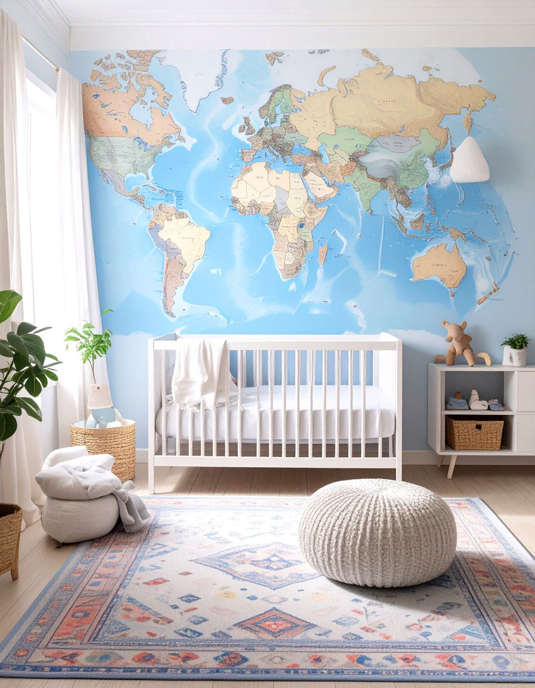 The Global Traveler Inspired Room - 30 modern baby girl room ideas