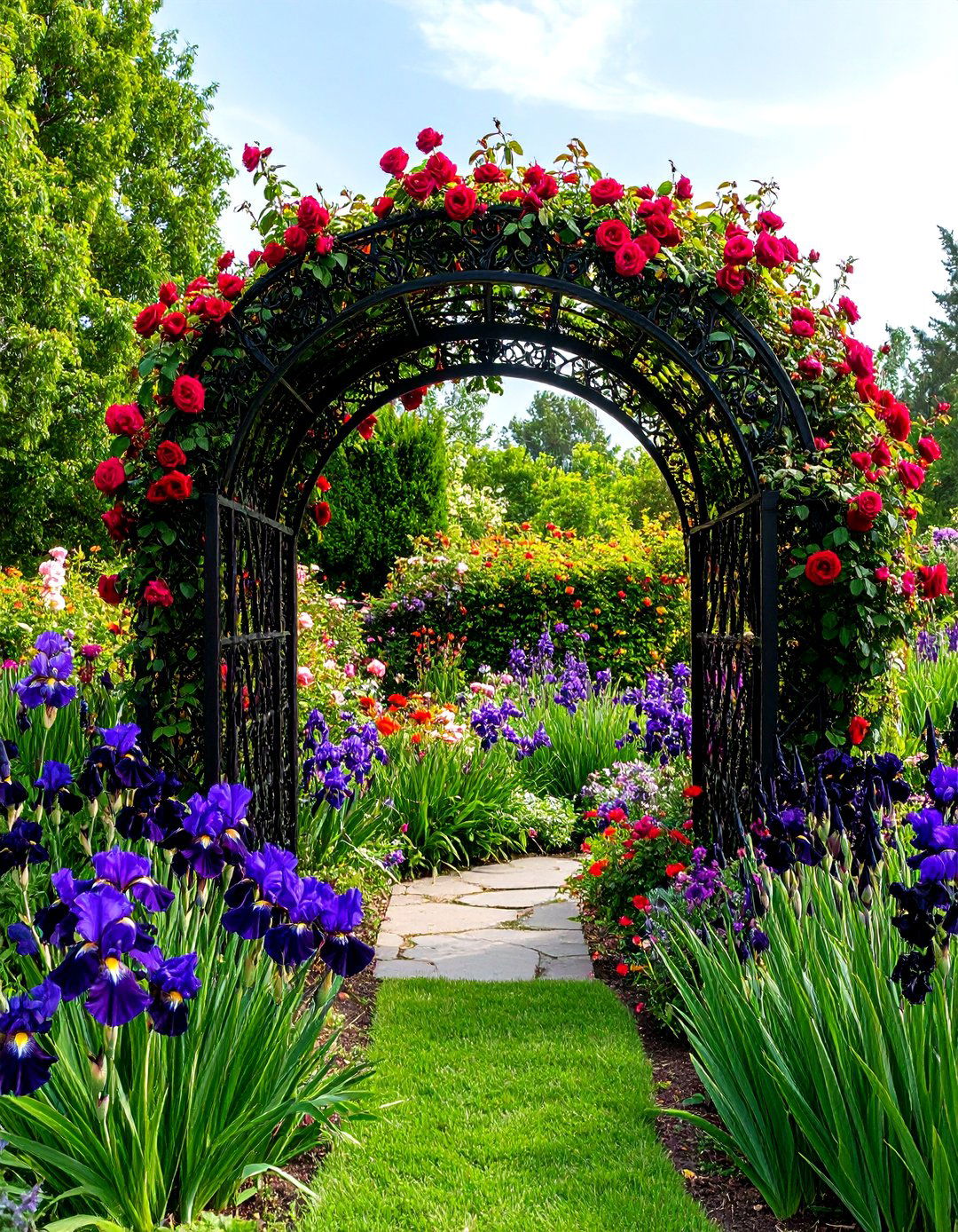 The Gothic Arch Garden Bed - 30 garden beds ideas