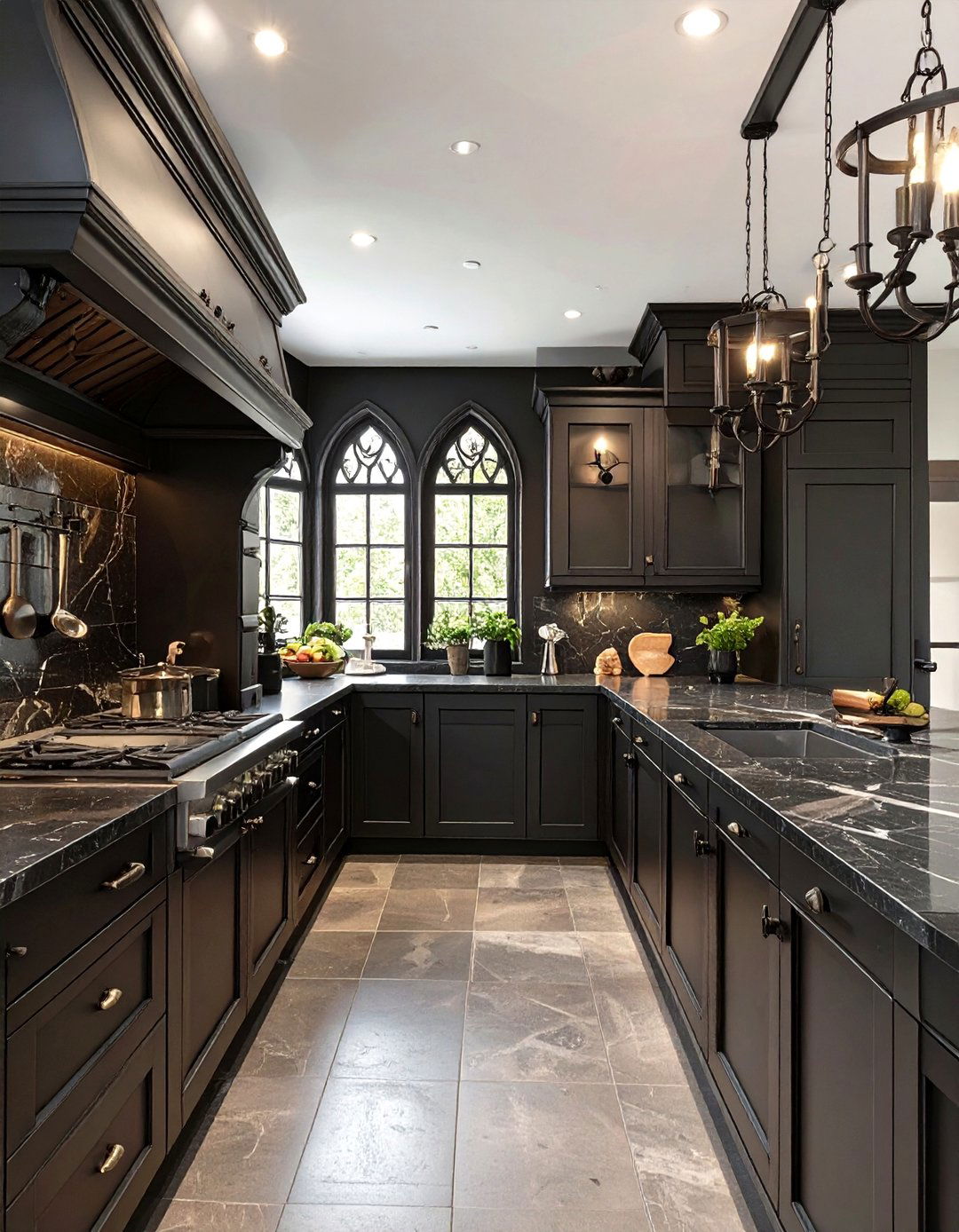 The Gothic Kitchen Concoction - 30 gothic interior design ideas