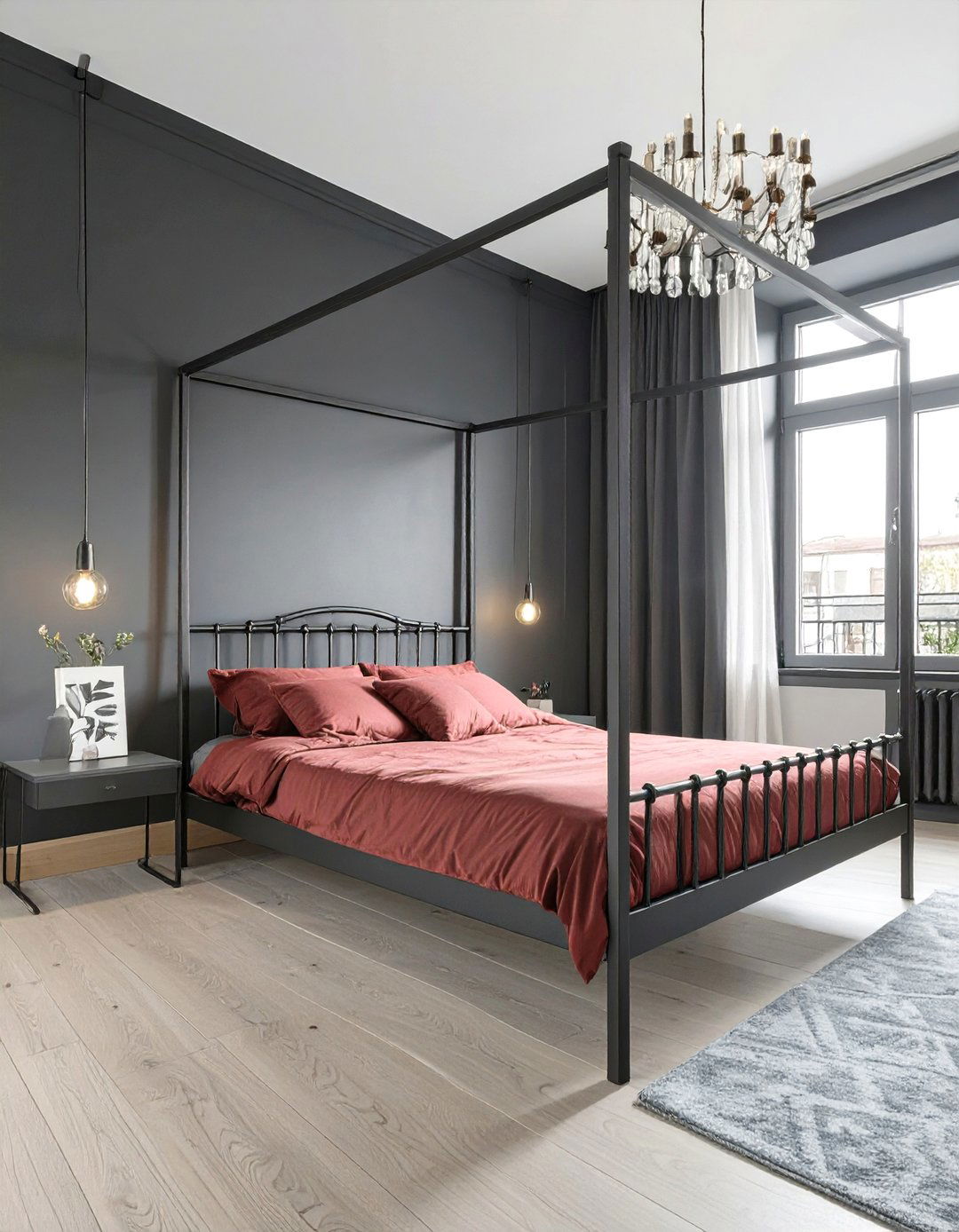 The Gothic Modern Bedroom Sanctuary - 30 dark interior design ideas