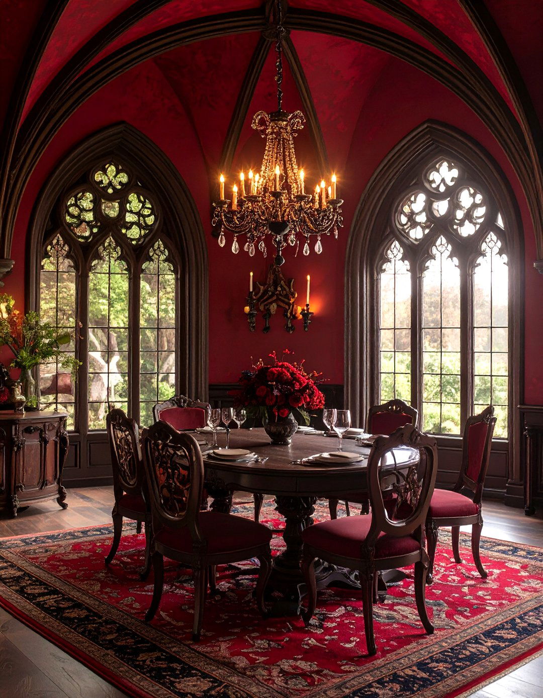 The Gothic Revival Drama Home Design - 30 online home design ideas