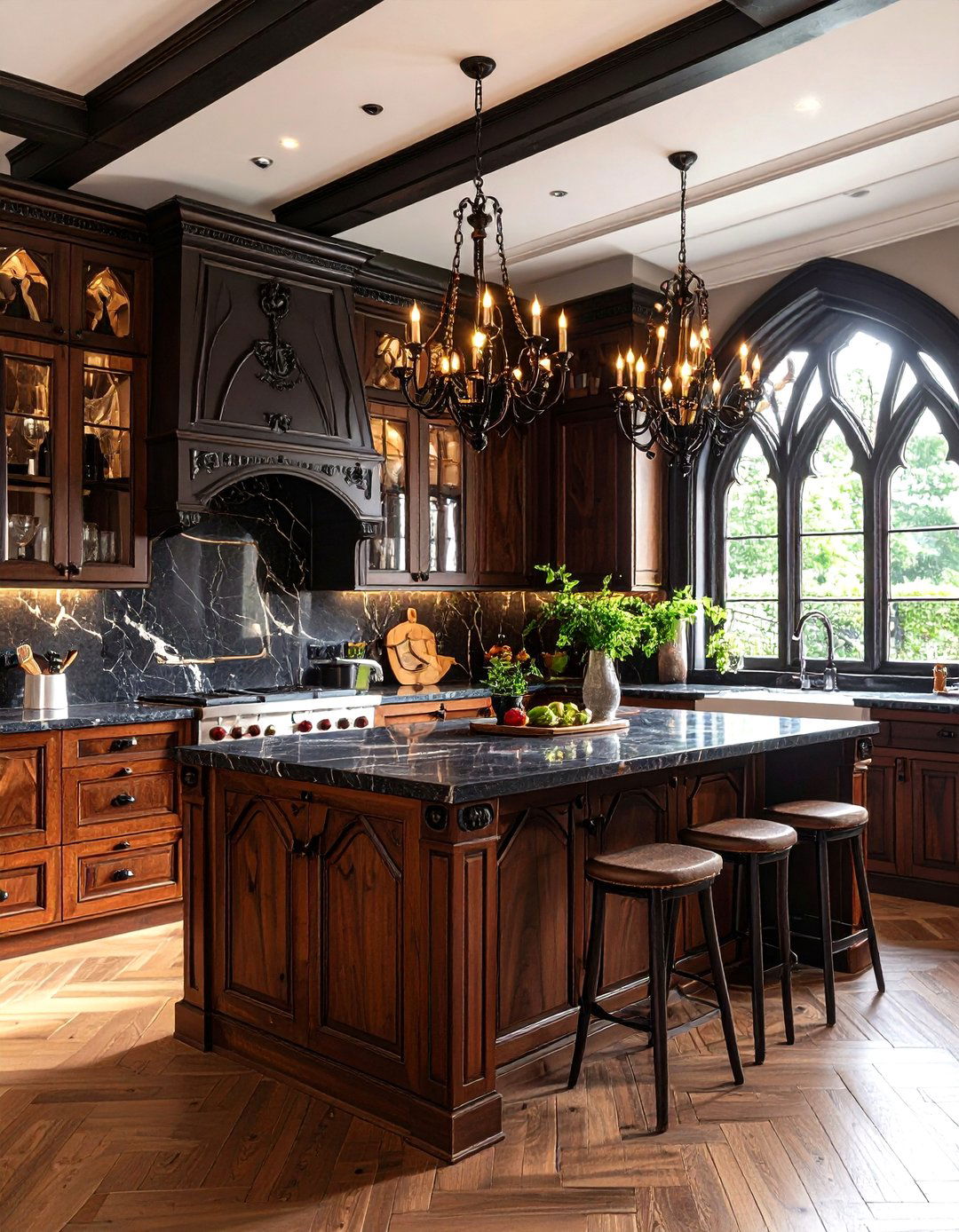 The Gothic Revival Kitchen - 30 kitchen decorating ideas