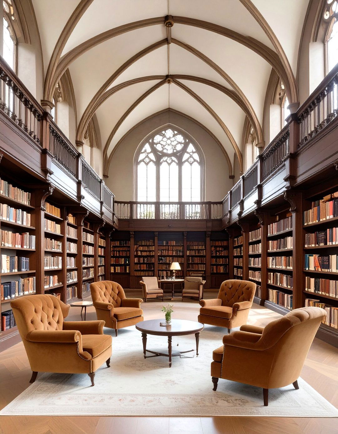 The Gothic Revival Library - 30 interior design games ideas
