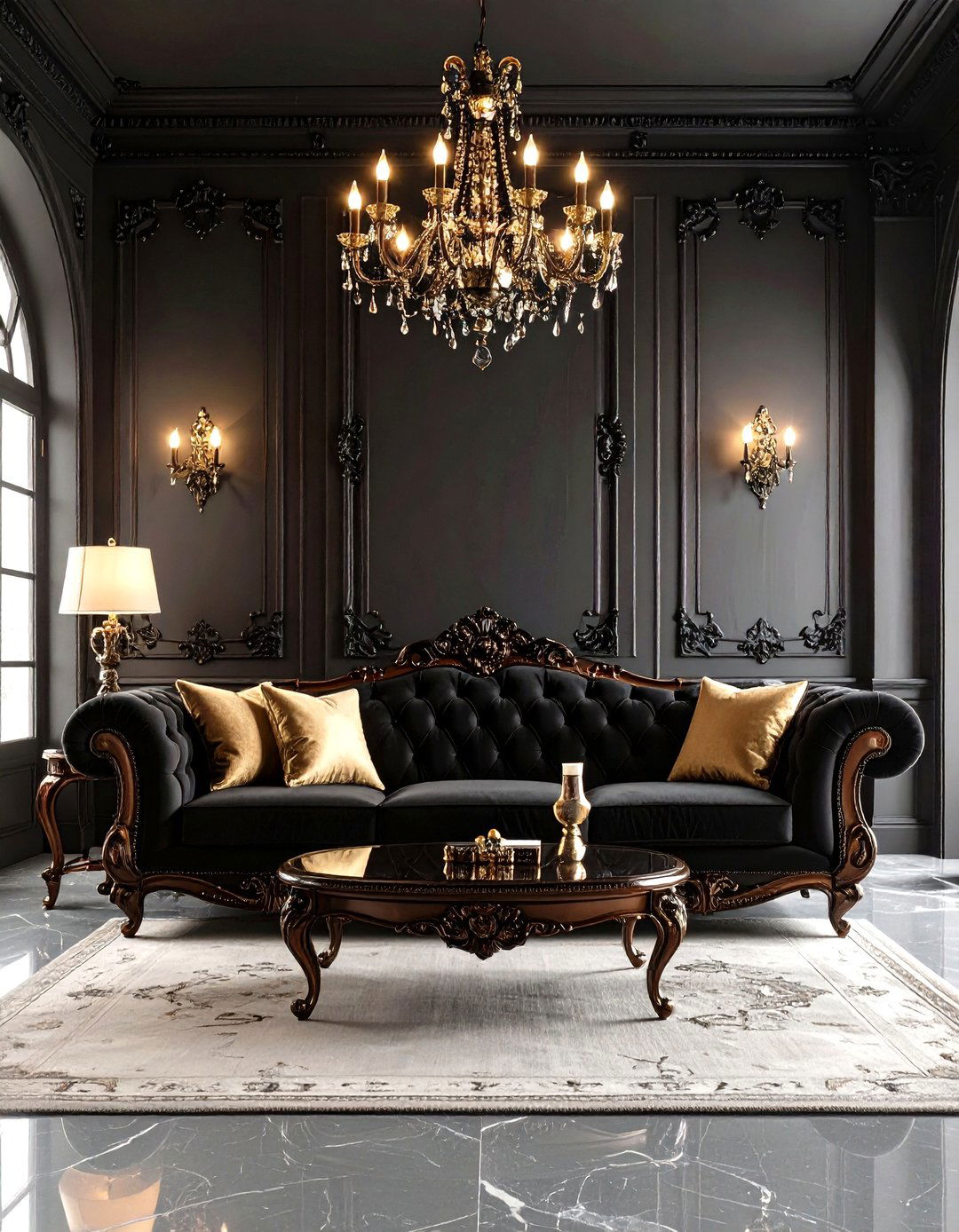 The Gothic Revival Living Room - 30 home decor ideas living room