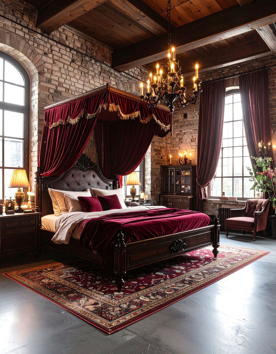 The Gothic Revival Loft Bedroom - 30 loft bedroom ideas