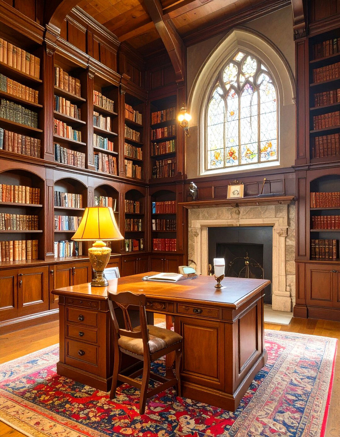 The Gothic Revival Study - 30 house design games ideas
