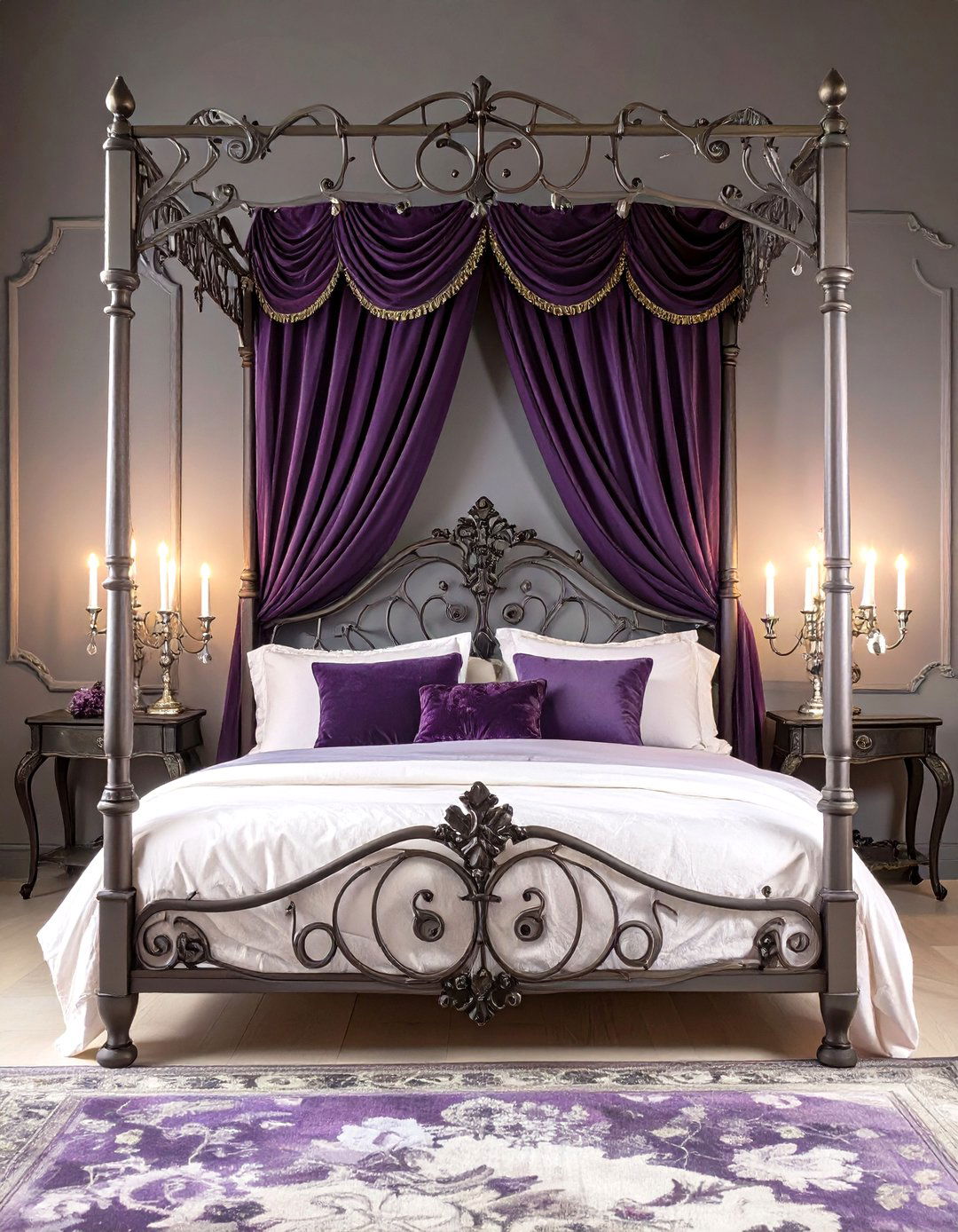 The Gothic Romance Bedroom - 30 bedroom picture ideas