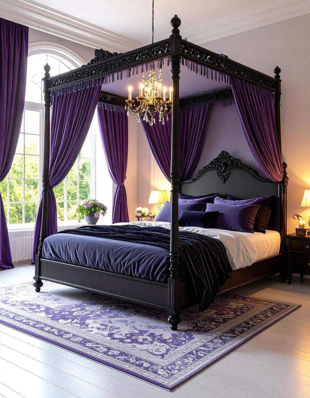 The Gothic Romance Bedroom - 30 design a bedroom ideas