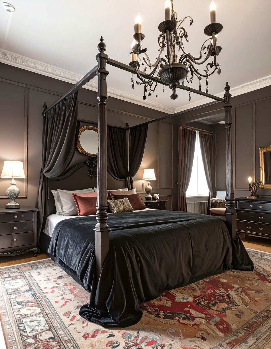 The Gothic Romance Bedroom - 30 master bedroom inspo ideas