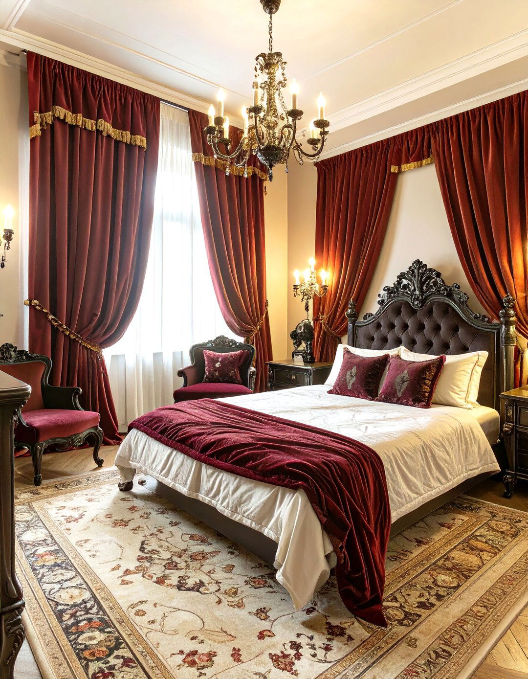 The Gothic Romance Dorm Room - 30 dorm room decorating ideas
