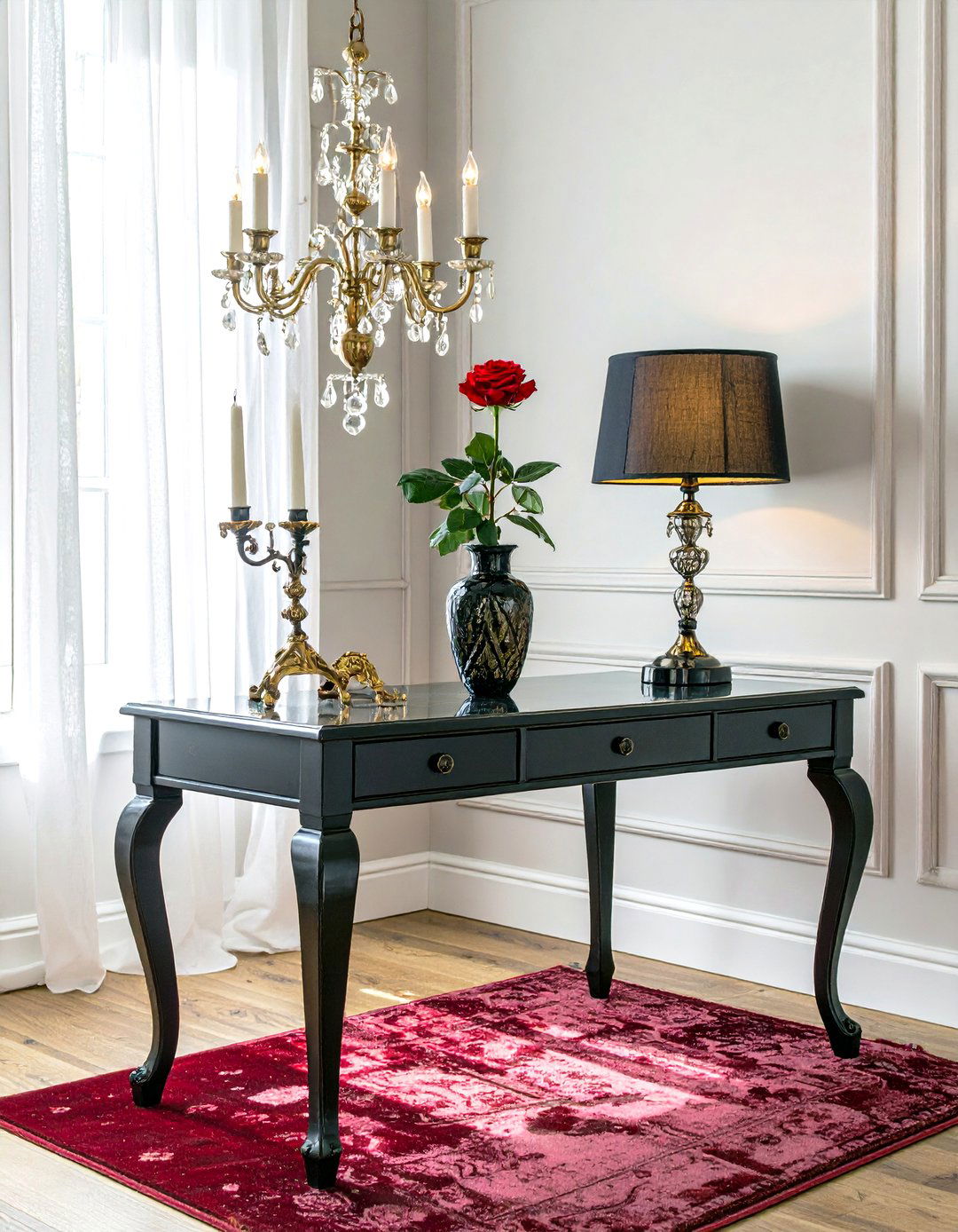 The Gothic Romance Office Desk - 30 office desk decoration ideas