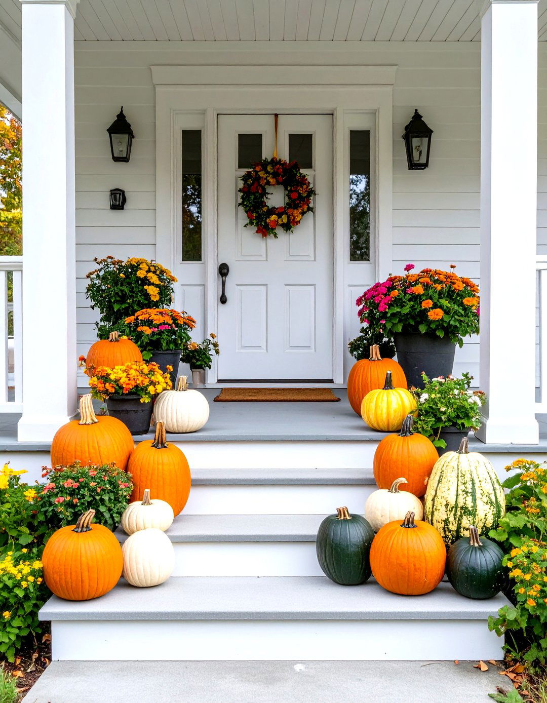 The Gourd and Squash Gallery - 30 fall outdoor decorating ideas