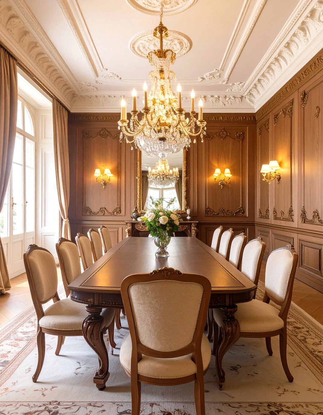 The Grand Chateau Dining Room - 30 french interior design ideas