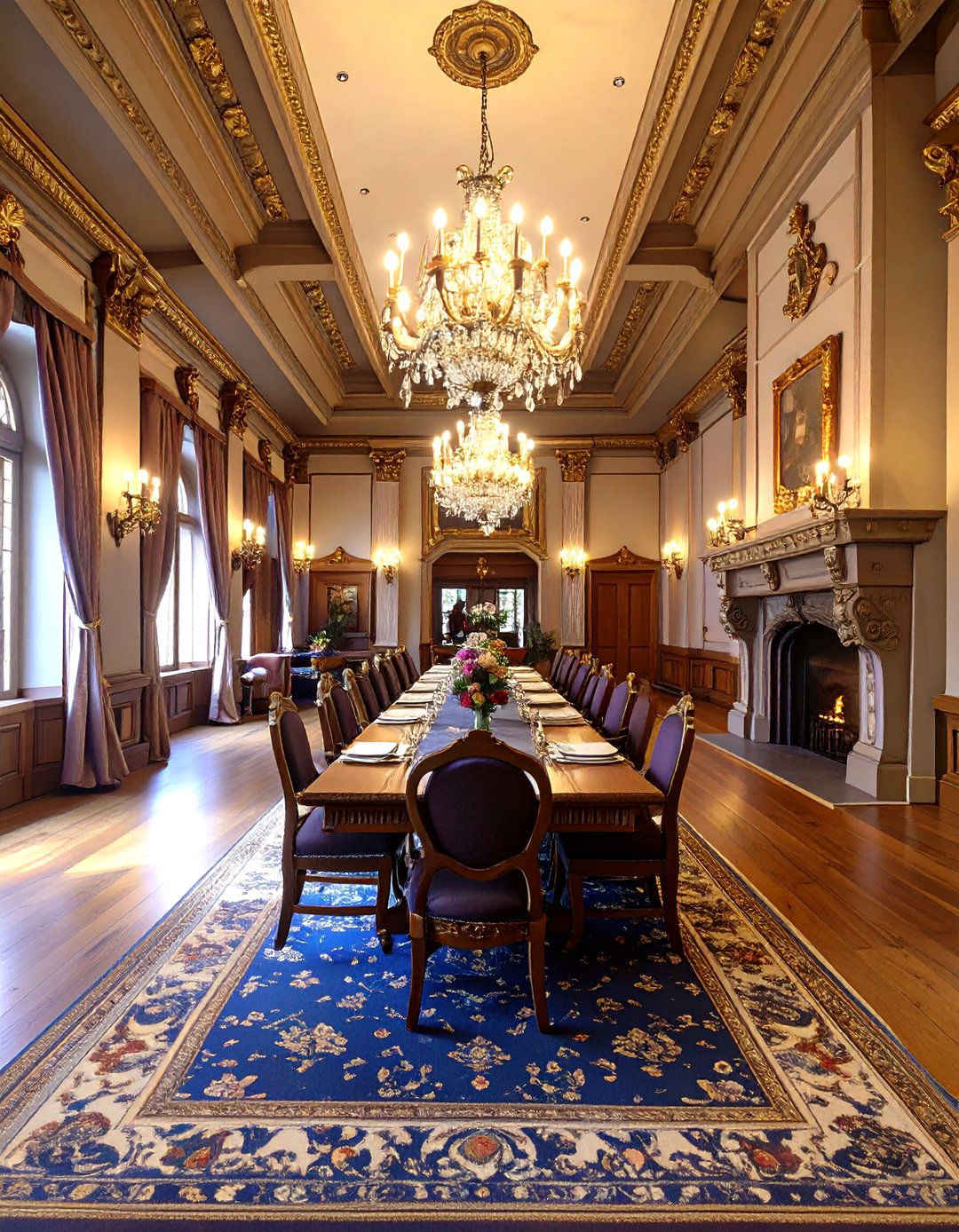 The Grand Dining Hall - 30 interior design minecraft ideas