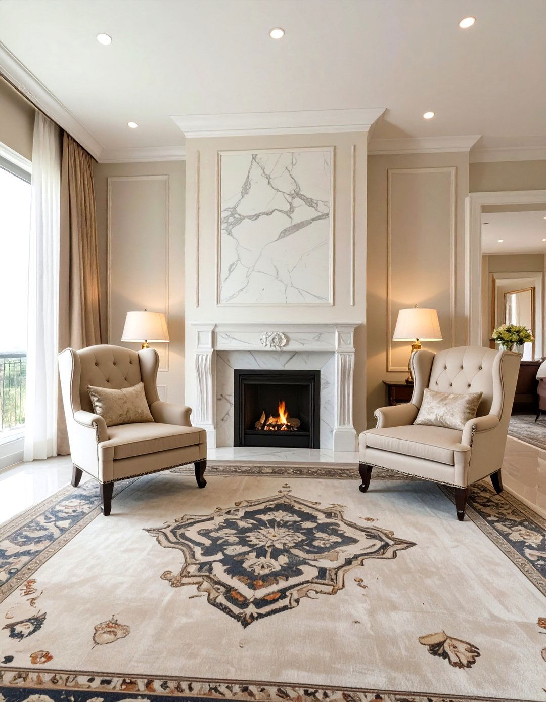 Curated visual reference: Picture Idea: 30 Master Bedroom With Separate Sitting Area Ideas