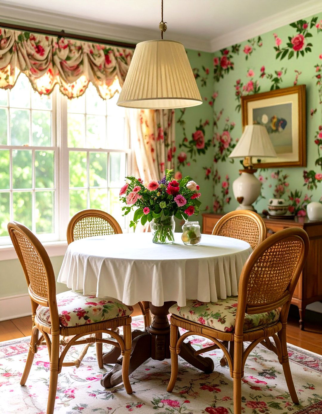 The Grandmillennial Dining Nook - 30 home decor ideas thehometrotters