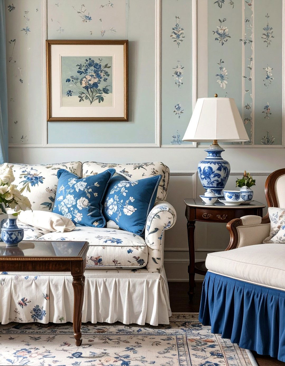 The Grandmillennial Living Space - 30 interior design blogs ideas