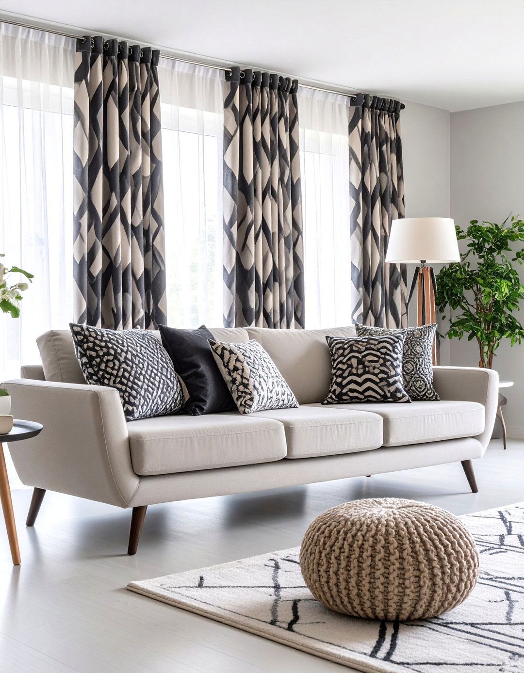 The Graphic Curtain and Textile Room - 30 60s interior design ideas